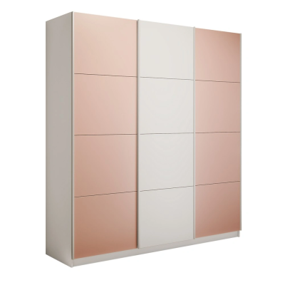 Широкий Прайм 3-х дверный (Стекло пудра, ЛДСП) окутанный